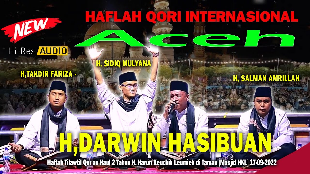 Tilawah Terbaru H.Darwin Hasibuan di Mesjid Keuchik Leumiek Banda Aceh
