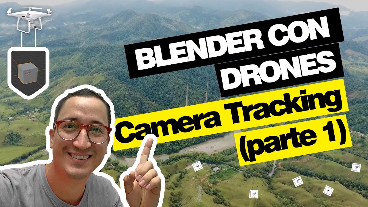 Blender con Drones (tutorial) | Camera Tracking (Parte 1)