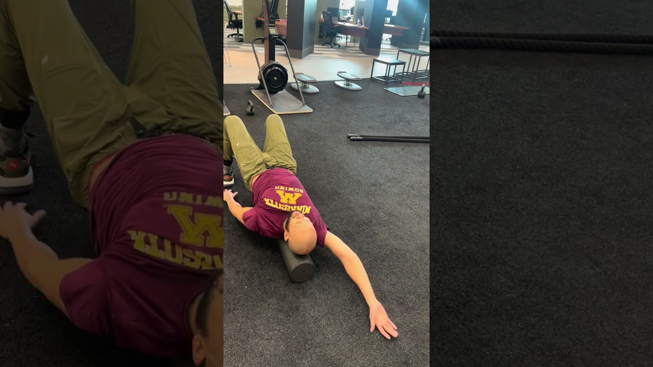 Mobility routine after fan bike, treadmill fast pace walk, stair master. 