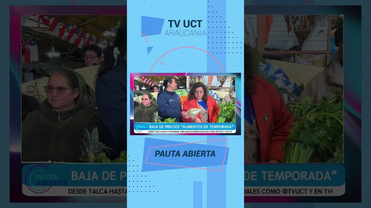 BAJA DE PRECIOS #araucania #noticias #temuco #feriapinto #pautaabierta #tvuctaraucania