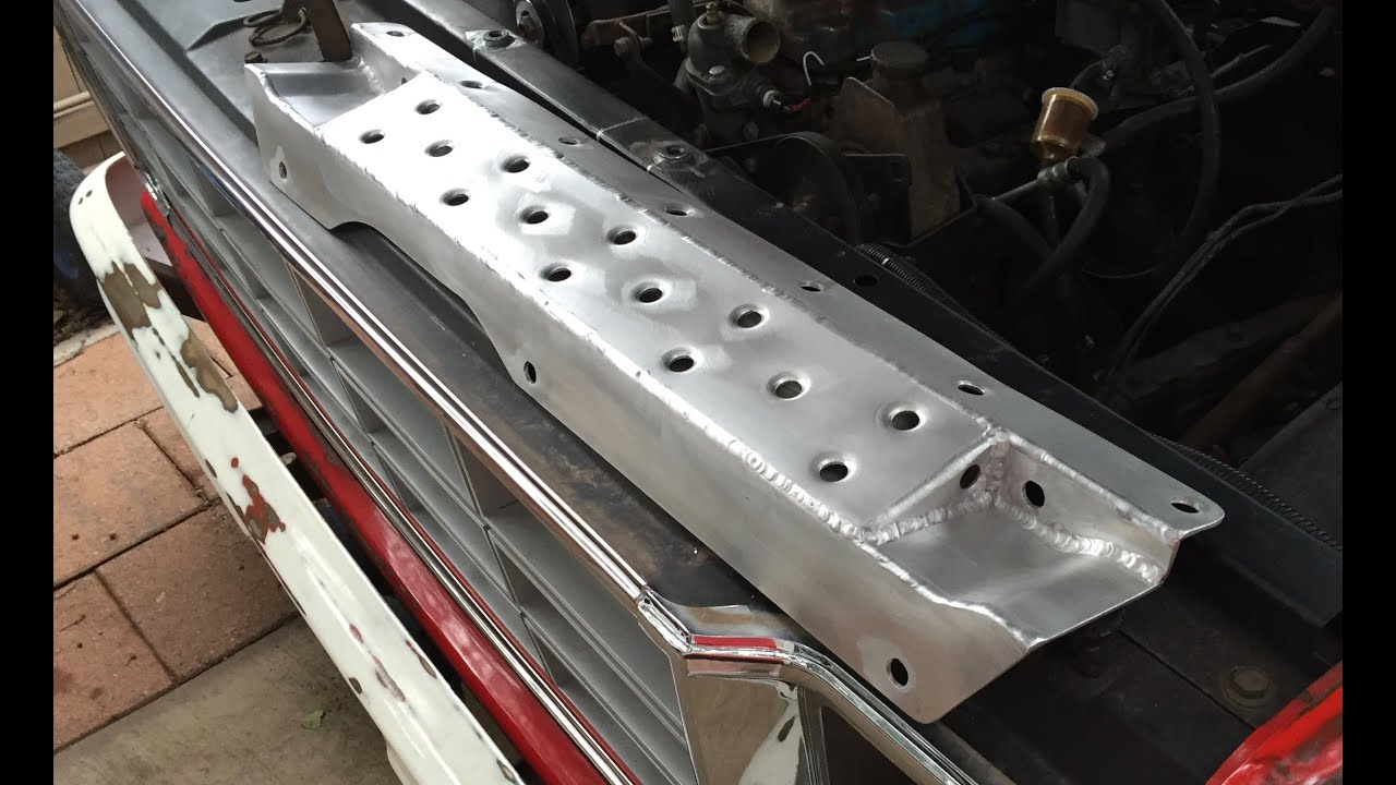 PART 1 CHEVY C10 RADIATOR SUPPORT BUILD | Aluminum 73-87 C10 Upper Radiator Support Bracket