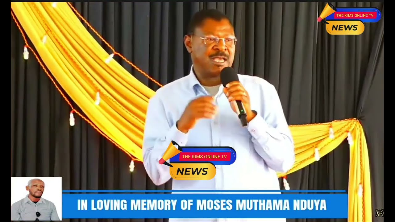 MOSES WETANGULA FULL SPEECH DURING MOSES MUTHAMA NDUYA BURIAL
