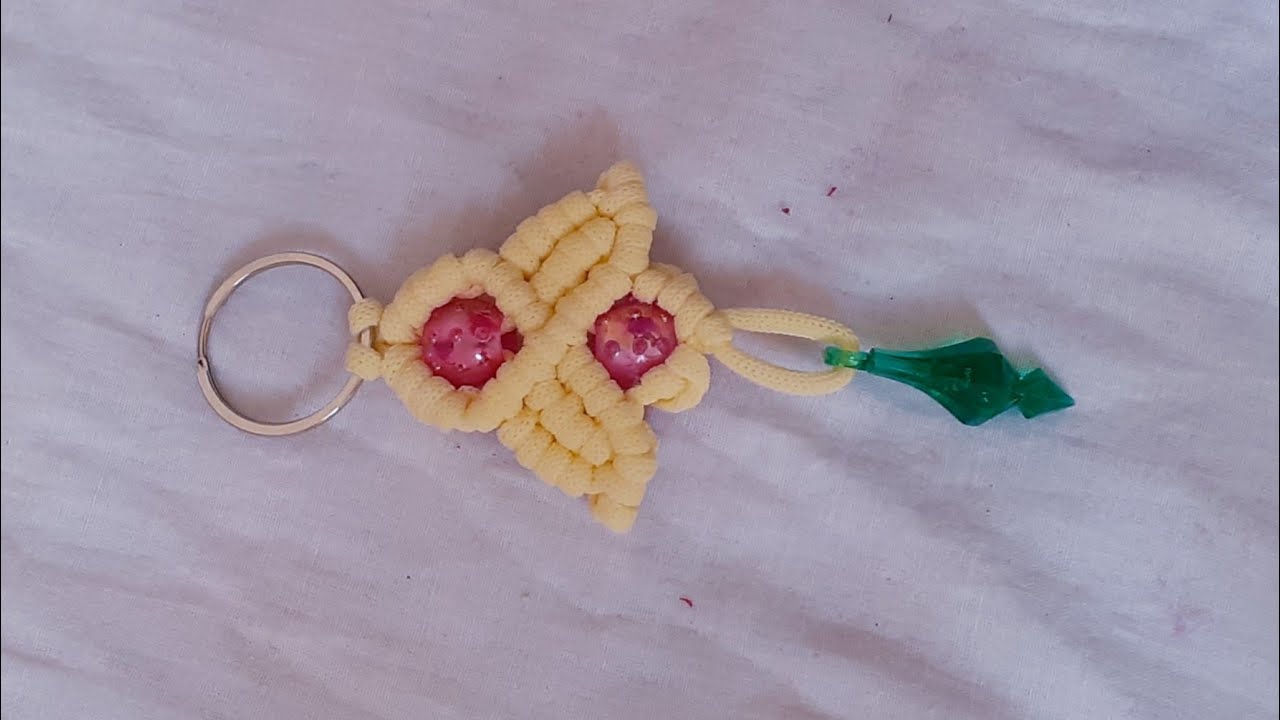 New Design Macrame Key Chain बनाना सीखें  Tutorial In Hindi