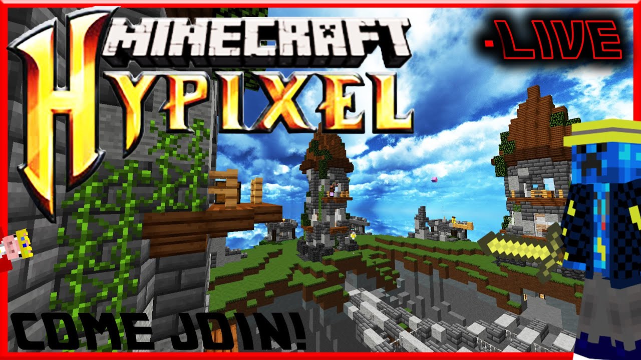 🔴LIVE🔴| PLAYING HYPIXEL COME JOIN - MINECRAFT