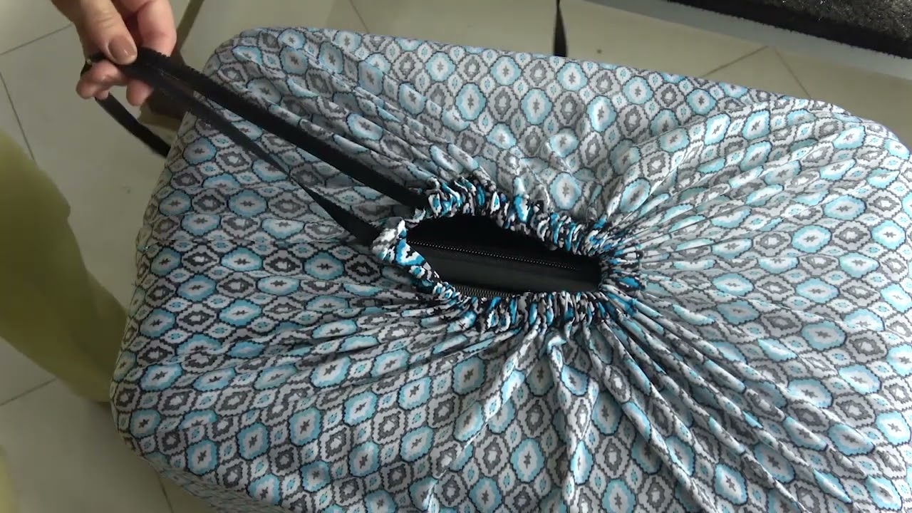 Como fazer protetor de mala para viagem