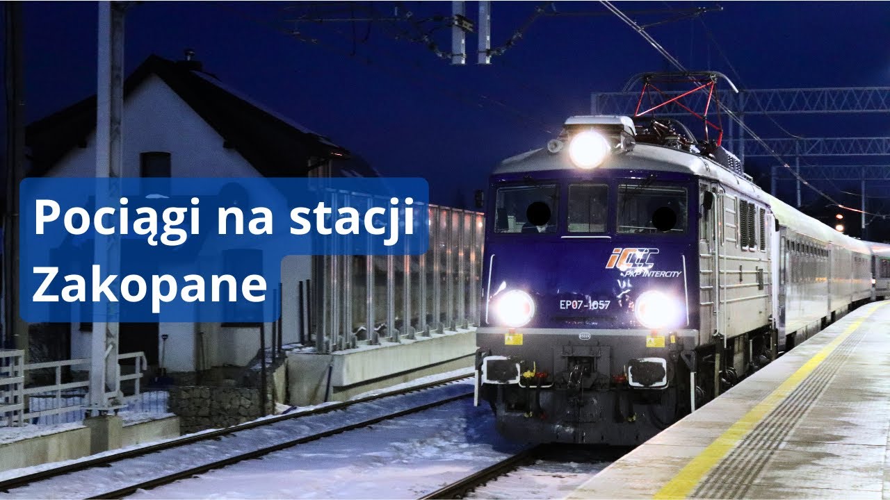 Pociągi na stacji Zakopane