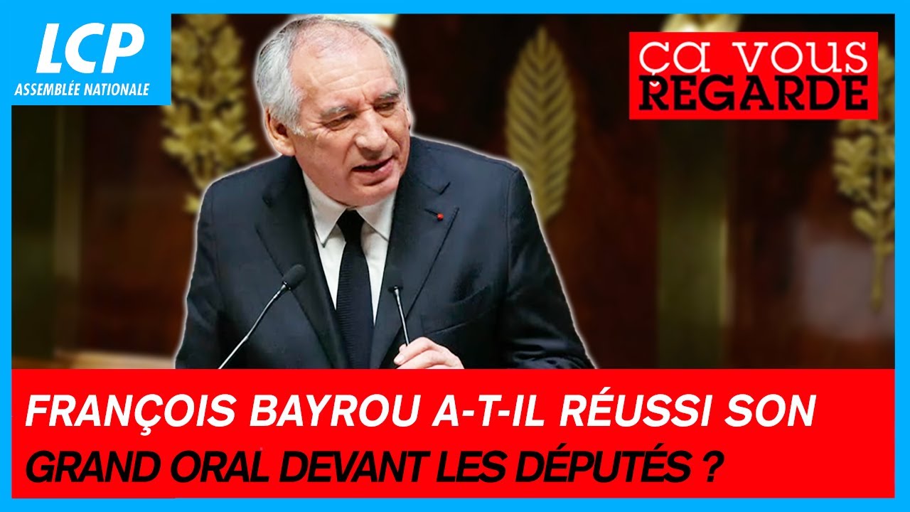 François Bayrou a-t-il réussi son grand oral à l'Assemblée ? | Ça vous regarde - 14/01/25