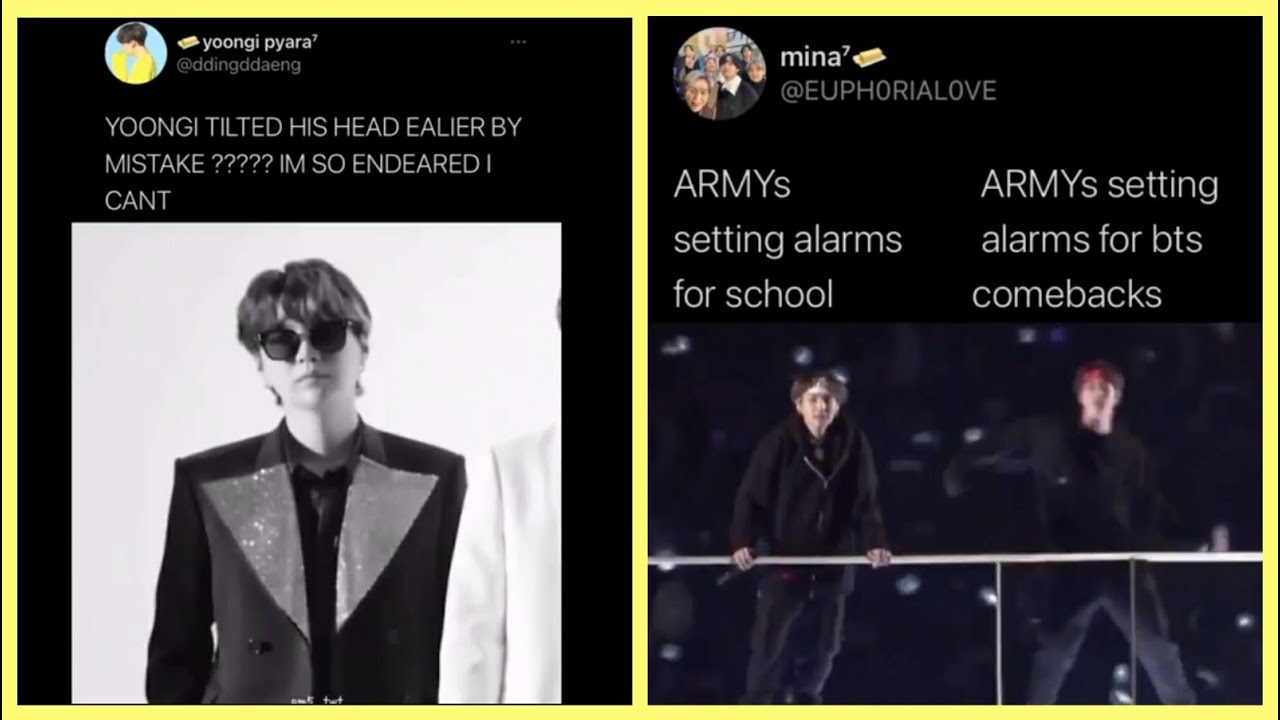 BTS meme tweets I stole from hybe museum