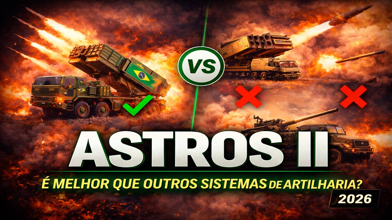 ASTROS II: É MELHOR QUE OUTROS SISTEMAS DE ARTILHARIA?