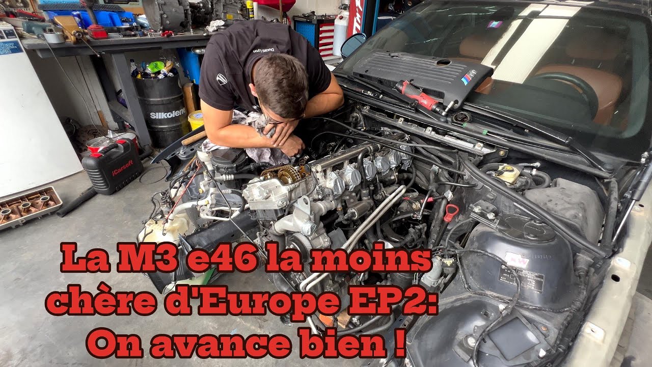 La M3 e46 la moins chère d'Europe Ep 2: On Avance Bien !