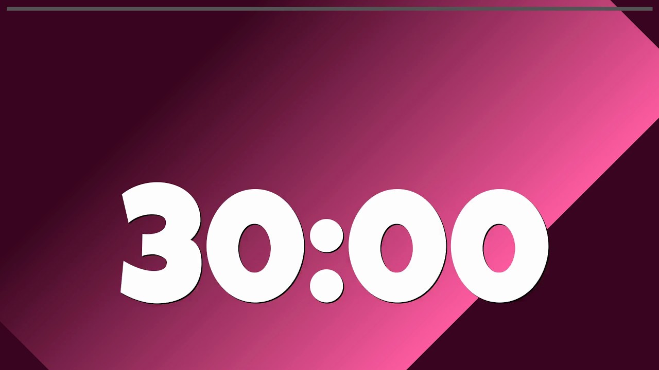 30 Minute Classroom Timer (Valentine’s Day) | Projector Friendly Countdown