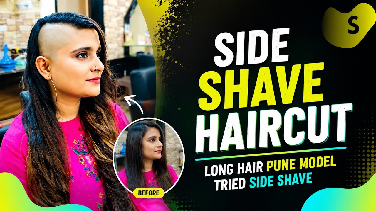 Dimple Prasad | Side Shave | Undercut for women | Women Haircut | Indian girl side faded haircut |