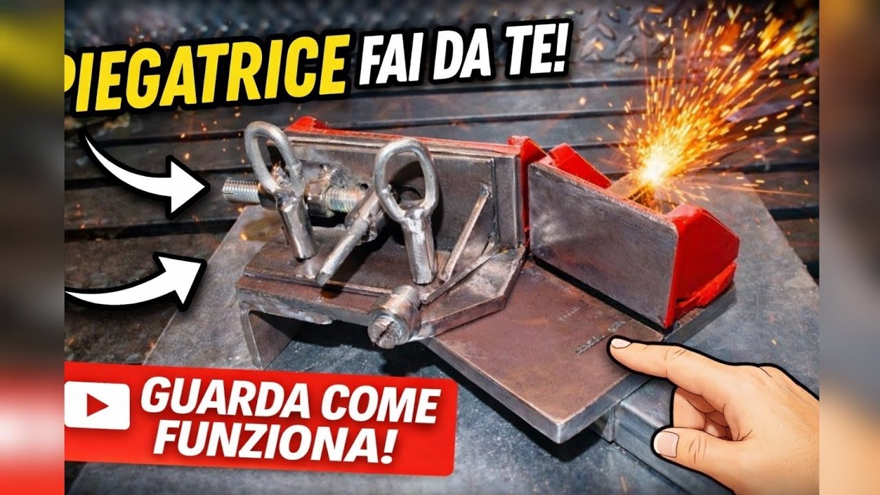 Piegatrice piega ferri piega piattini fai da te/DIY bending machine for iron
