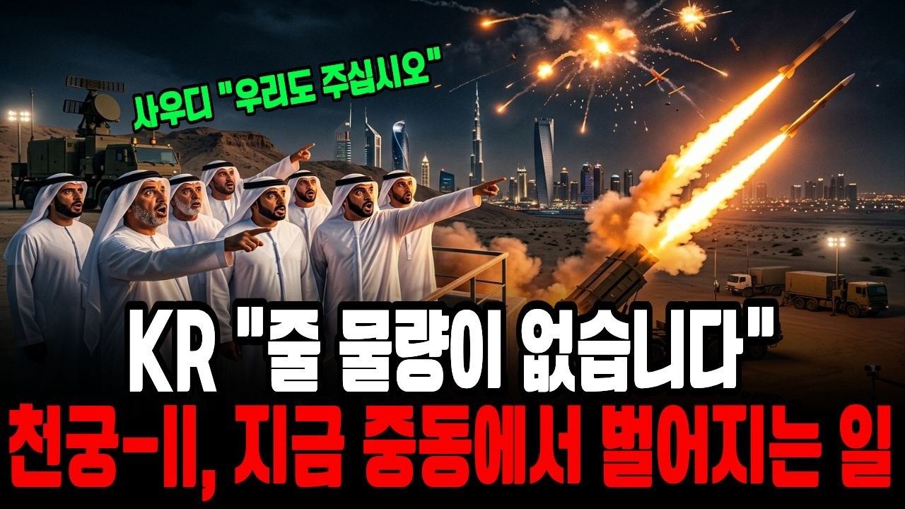 중동이 한국에 무릎 꿇었다 | 천궁-II, 팔 물량이 없어서 못 파는 나라가 됐습니다