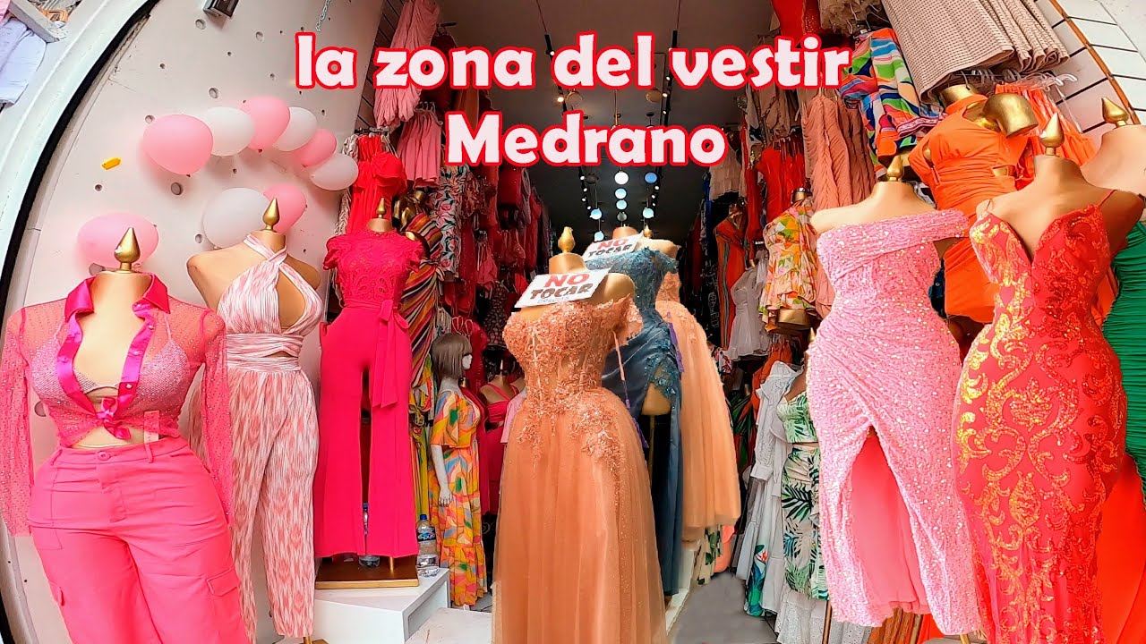 ¡No te pierdas lo último en diseño de modas en la Zona del Vestir Medrano