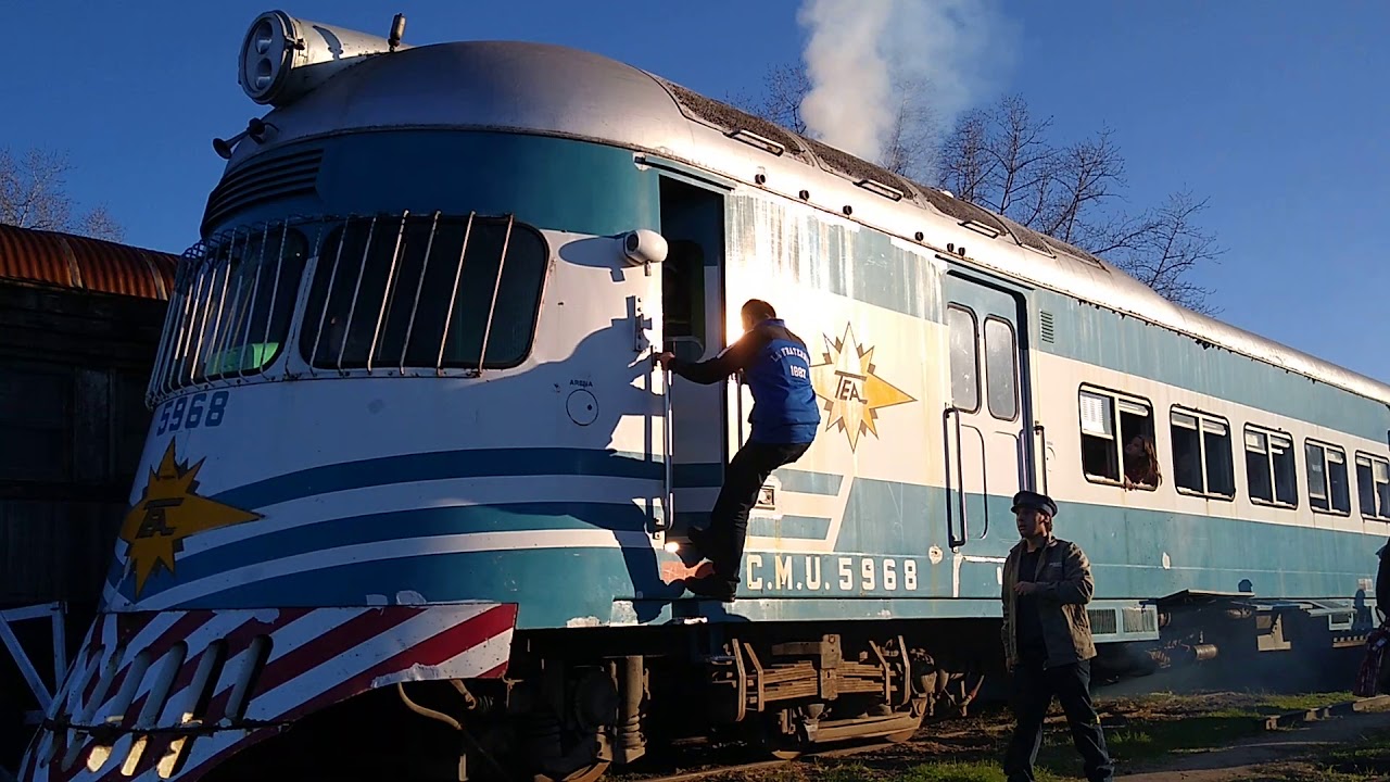 Fiat  7131  C.M.U 5968  Ex TEA  el  encendido  del  motor  en  el  Ferroclub Argentino  Lynch.