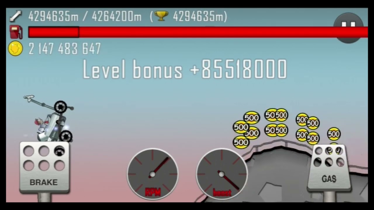 Hill climb racing highway 634700m-5500000m  The end ? New impossible world record #hillclimbracing