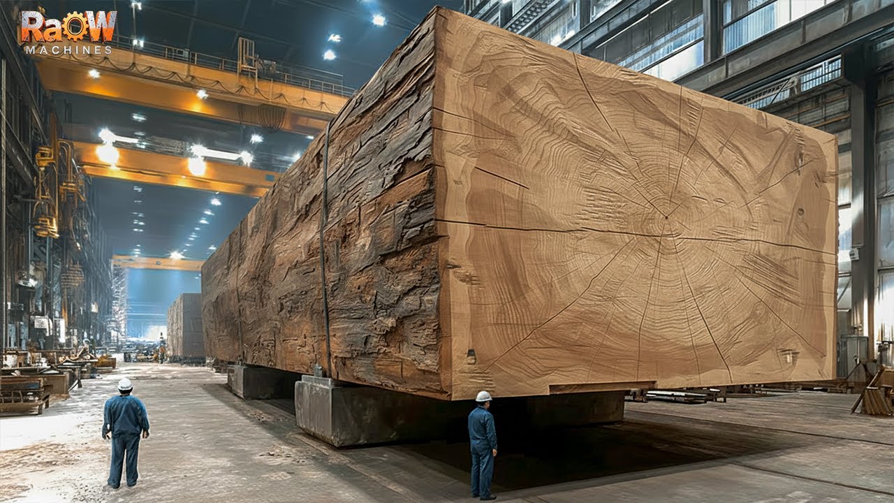 Inside USA’s Most Advanced $1 Billion Sawmill – From Giant Logs to Precision Lumber and Panels!
