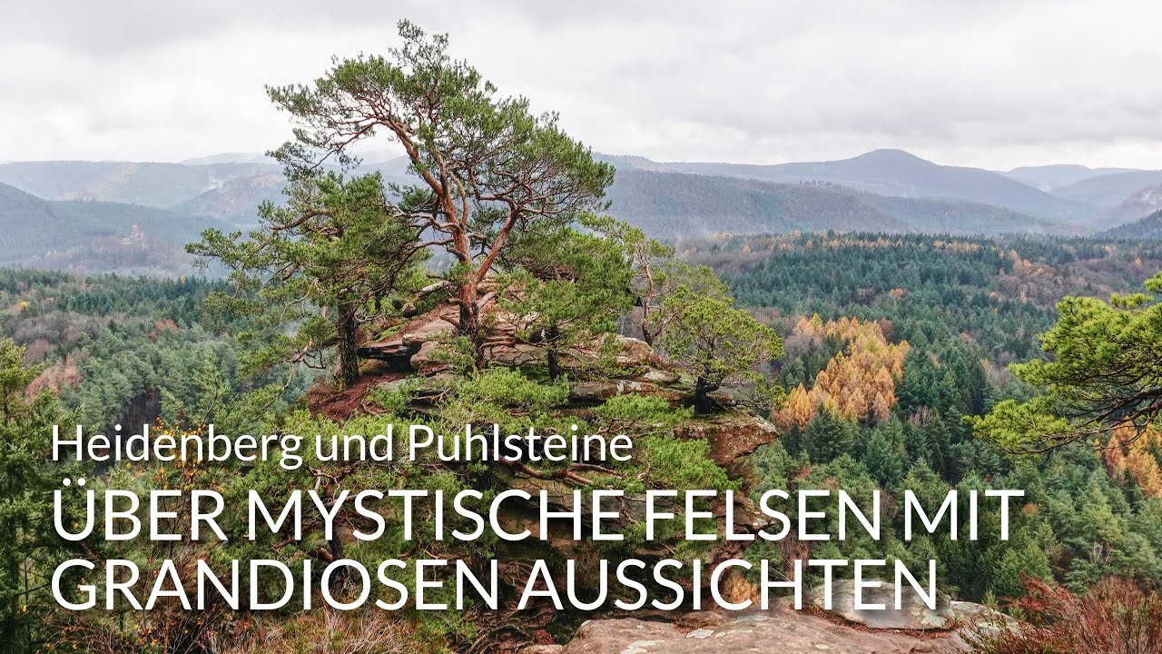 Über mystische Felsen mit grandiosen Aussichten | Heidenberg und Puhlsteine | Wandern Pfalz