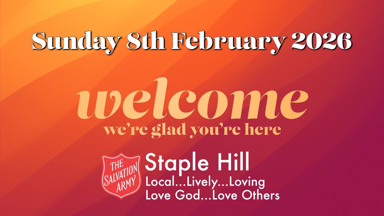 Sunday morning worship with The Salvation Army Staple Hill - 8th February 2026