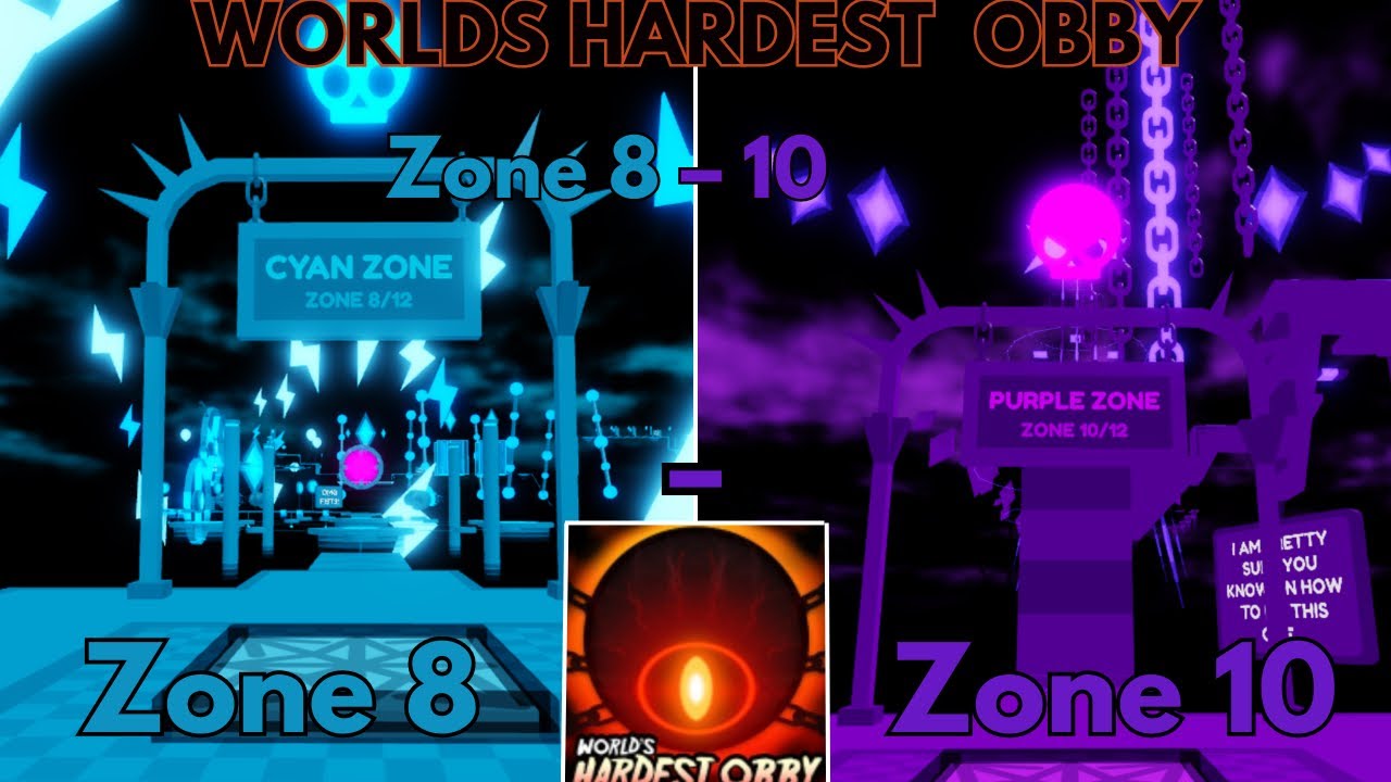 WORLDS HARDEST OBBY | ZONE 8 - 10..