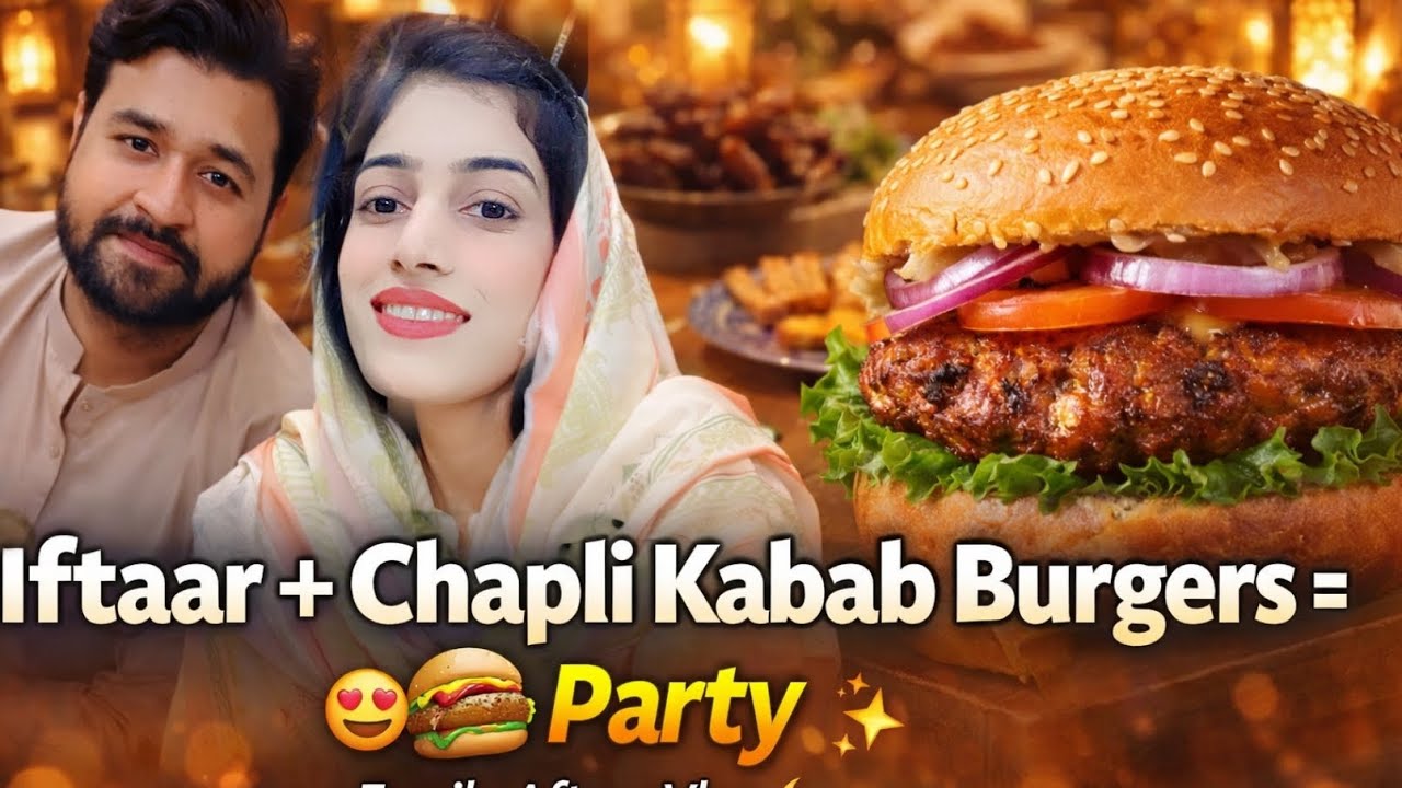  Ramzan Day 9 | Ghar Mein Burger Party Ka Hungama 😂|| Ruba Mehran Here