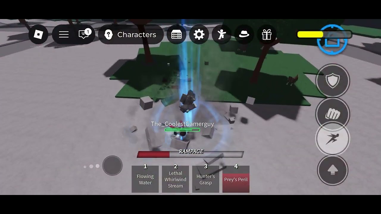 Kill player in the STRONGEST BATTLE GROUND 