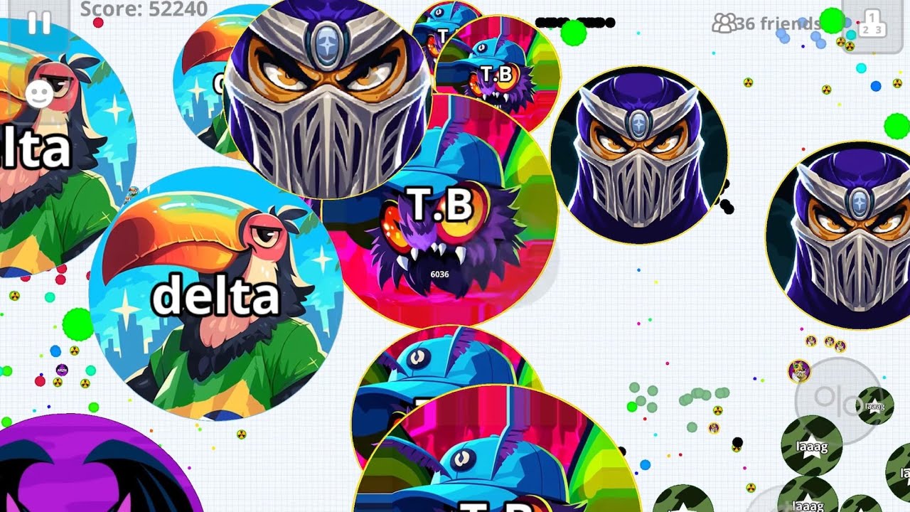 Геймплей DUO BOTS😼 AGAR.IO