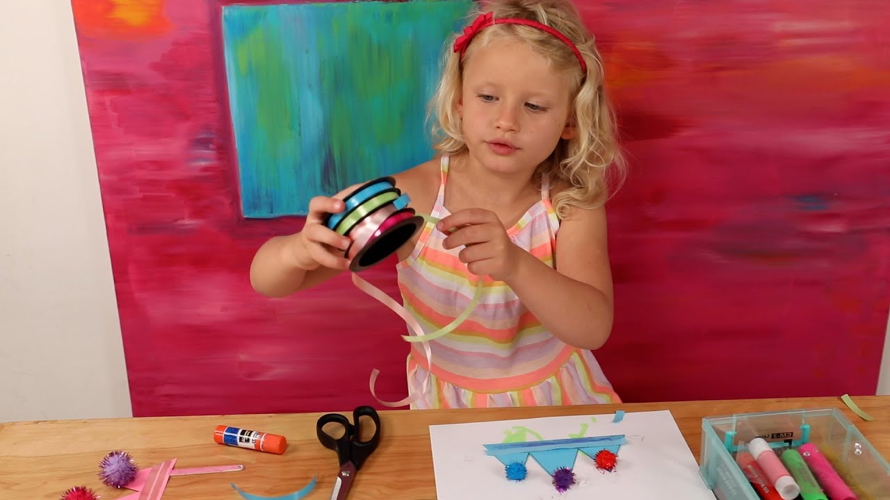 Crown on a Stick DIY Kids Craft Project