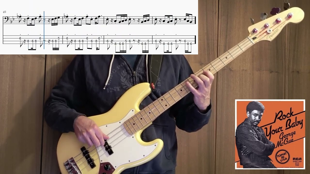 George McCrae - Rock Your Baby | bass cover + tabs