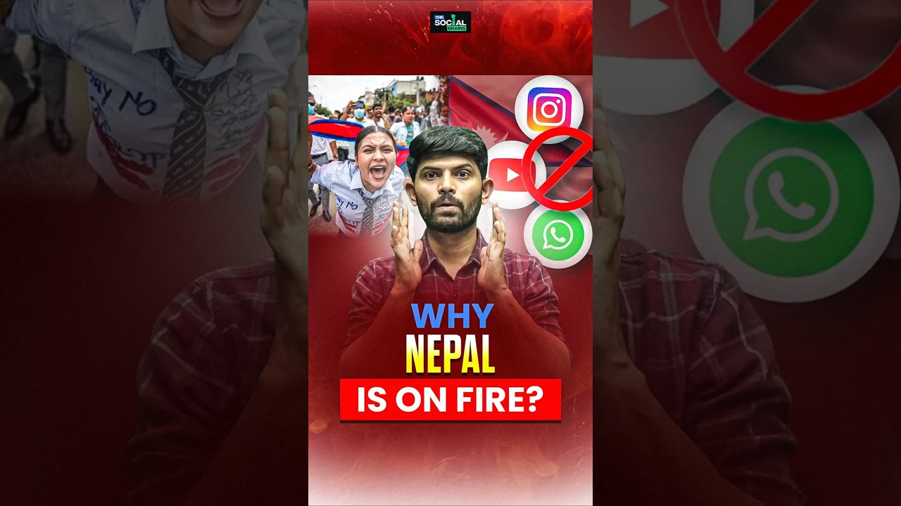 Social Media Ban in Nepal Sparks Chaos! #nepalprotests #socialmediaban