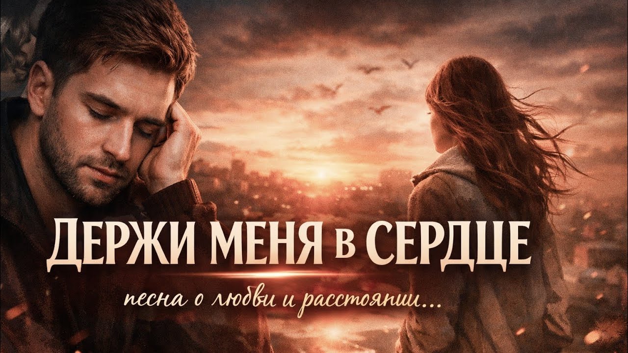 Держи меня в сердце | Эмоциональная русская поп-баллада о любви и расстоянии