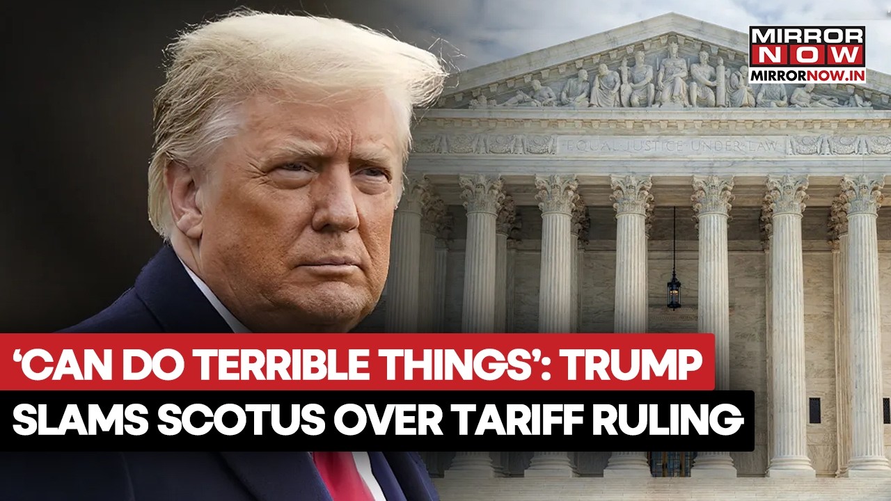 Trump Lashes Out At The Supreme Court After Its Tariff Ruling; Threatens To Do 'Terrible Things'
