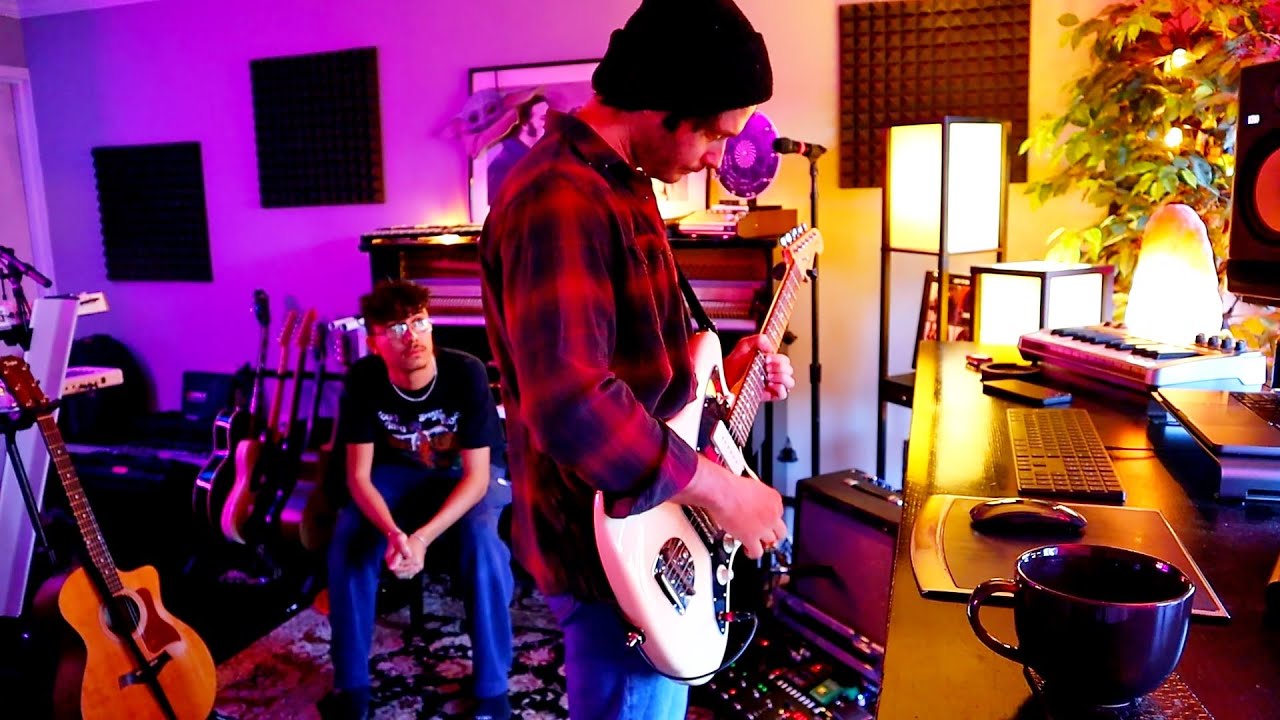AWARD WINNING Producers Making Fire Guitar Melodies in the Studio!