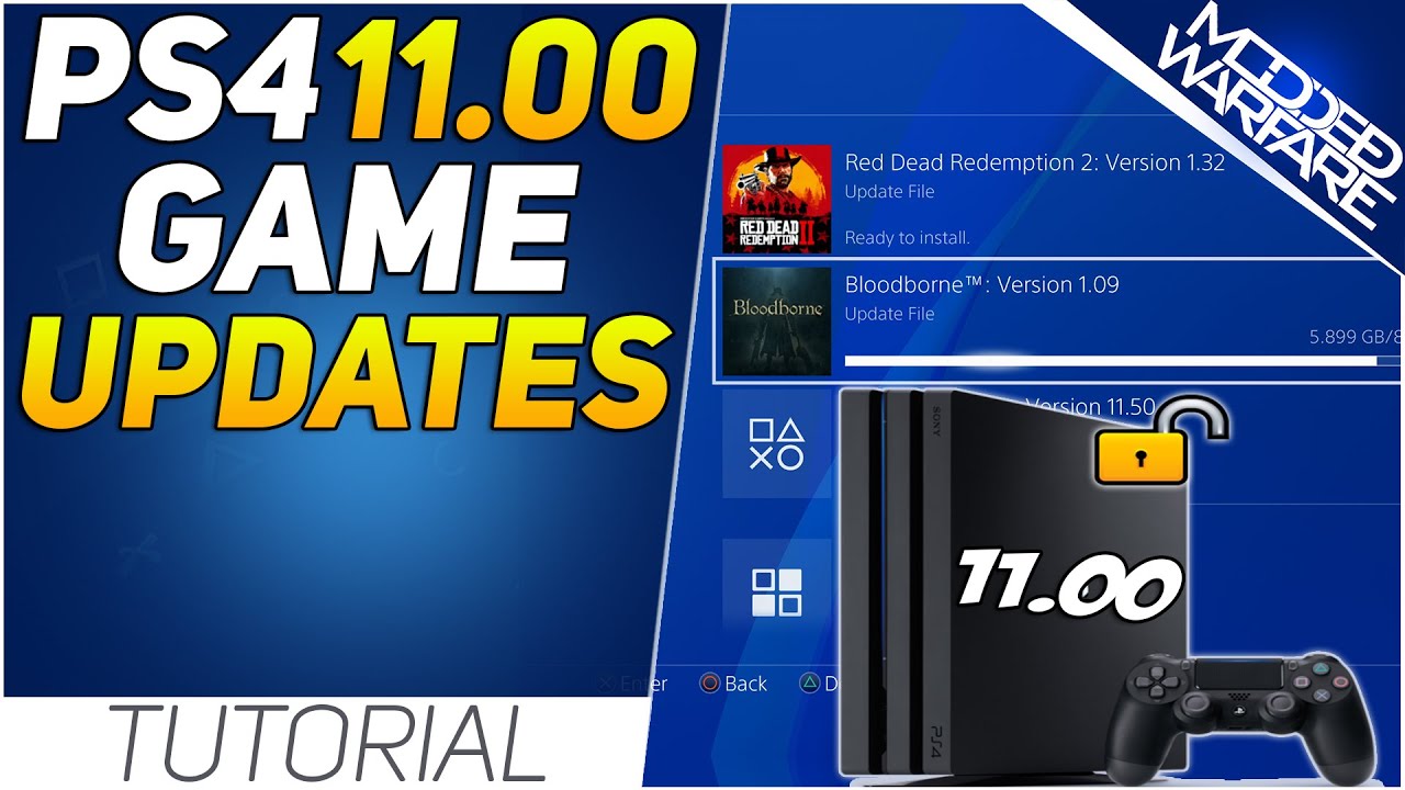 Installing PS4 Game Updates on 11.00 Jailbreak
