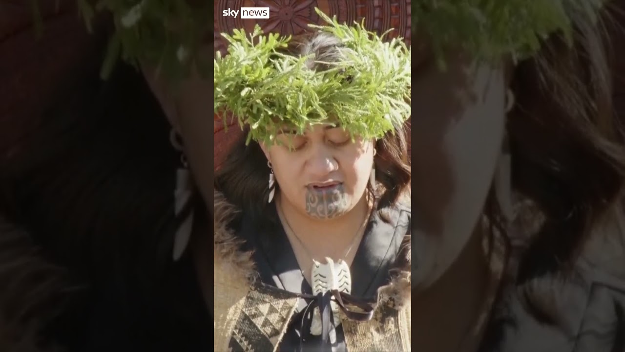 Похороны короля маори Новой Зеландии