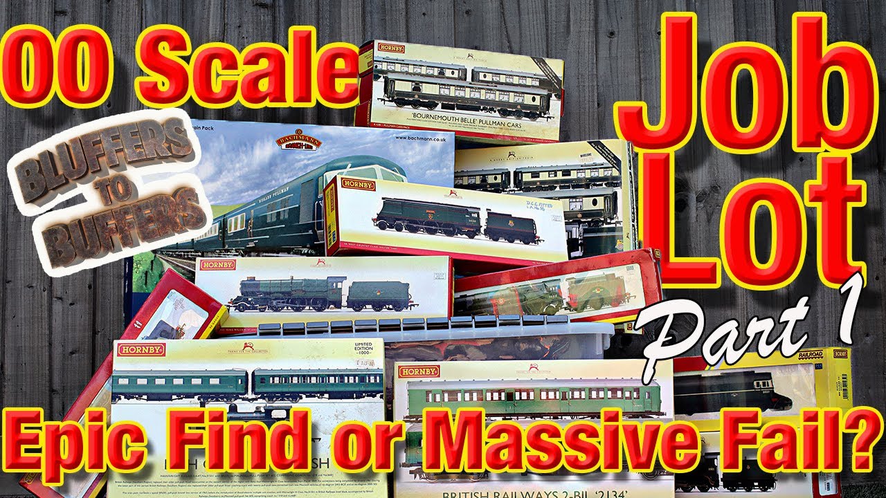 OO Scale Model Railway Facebook Job Lot Unboxed - Epic Find or Massive Fail? Part 1.