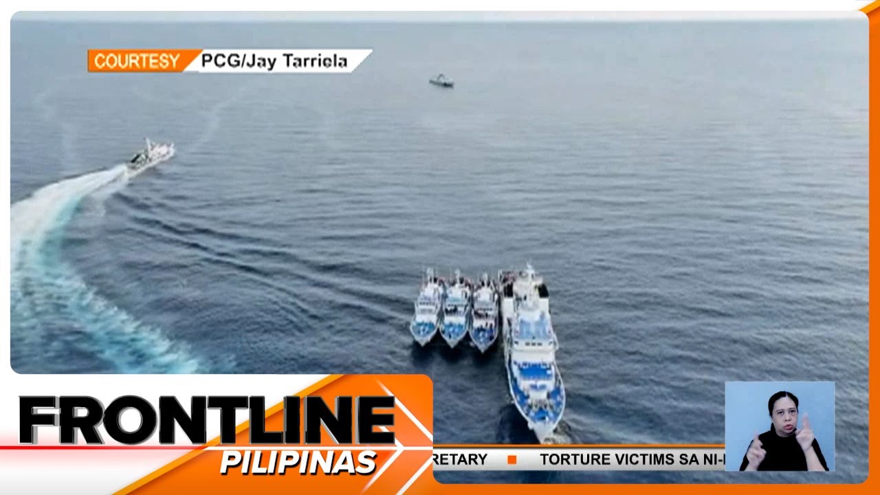 China Coast Guard, umaligid sa 4 na barko ng Pilipinas sa Escoda Shoal | Frontline Pilipinas