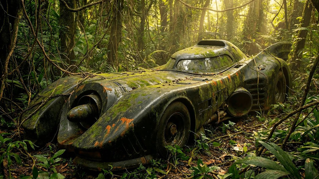 ¡Encontré un Batmobile 1989 abandonado en la jungla por solo $300! ¡Restauración completa!
