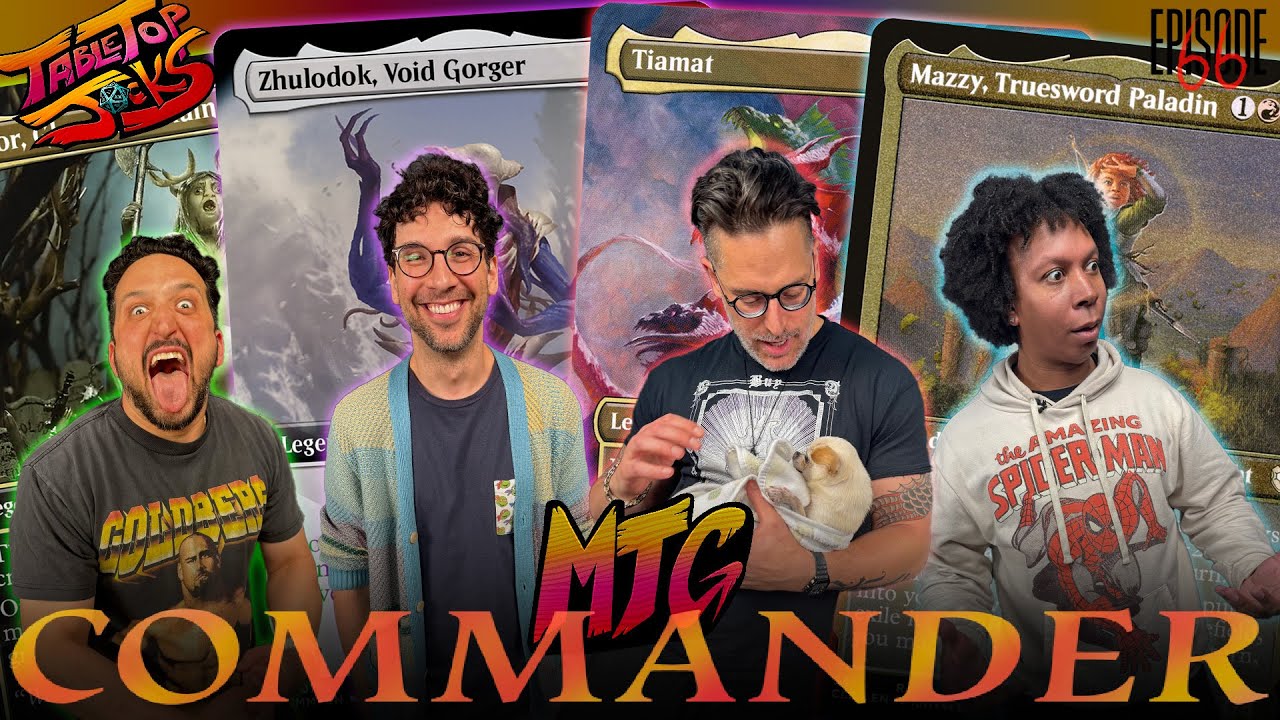 MTG Commander Gameplay | Joe Manganiello vs. Rick Glassman vs. Dan Black vs. Blackneto | TTJ ep66