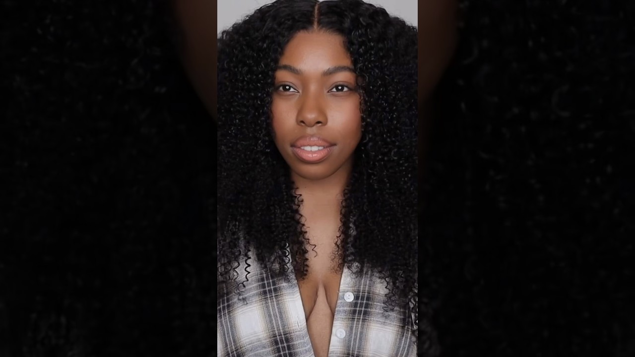 AMAZON AFRO KINKY CURLY 13x6 LACE FRONT WIG INSTALL FT DOMISO HAIR #amazonwig #amazonfinds #shorts