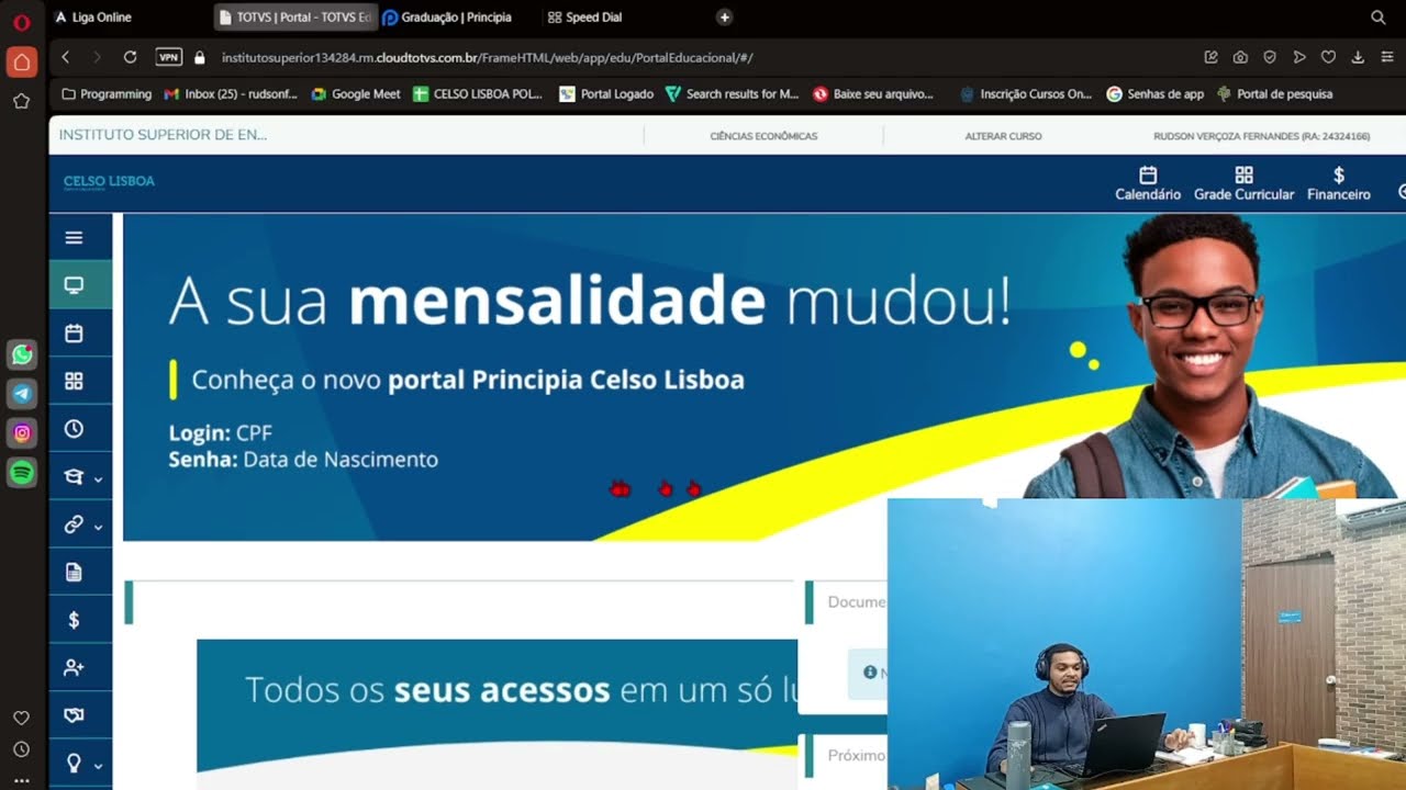 Portal do aluno Celso Lisboa (explicado!!)