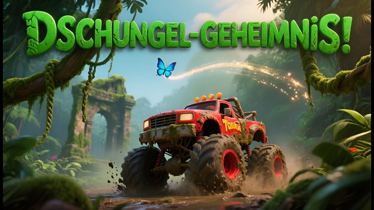 Monster-Trucks im Dschungel 🌴 | Das gro&szlig;e Abenteuer-Lied f&uuml;r Kinder! Kinderlieder