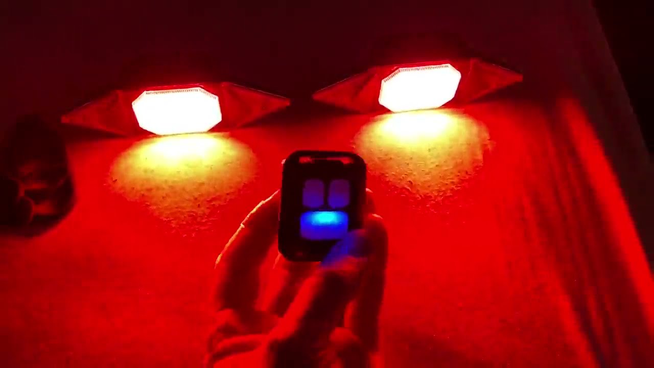 VASTFIRE Bike Tail Light with Turn Signals Wireless Remote Control Red Rear Light