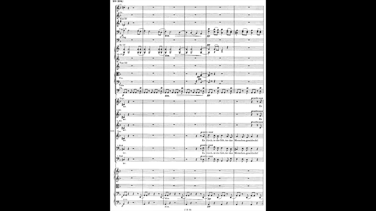 Brahms - Gesang der Parzen, Op.89
