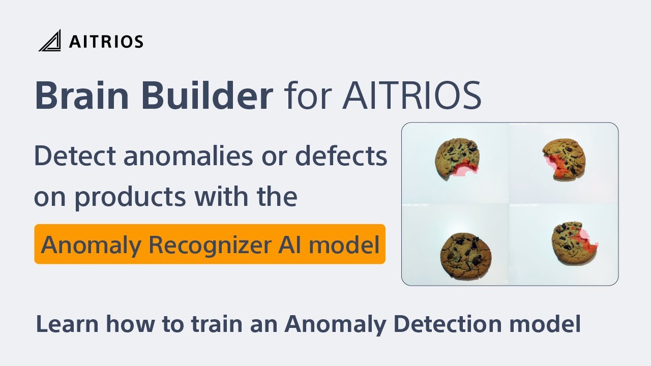 Detect anomalies on various products with Anomaly Recognizer AI model | Brain Builder for AITRIOS