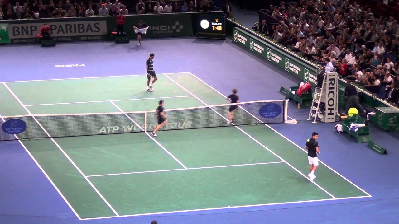 Roger Federer vs Novak Djokovic Paris 2013 Highlights