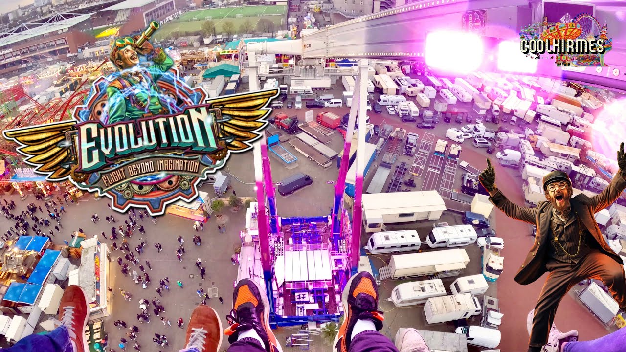 Premiere - Evolution Fackler Onride Video [ Hamburger Frühlingsdom 2024 ] - Clip by CoolKirmes
