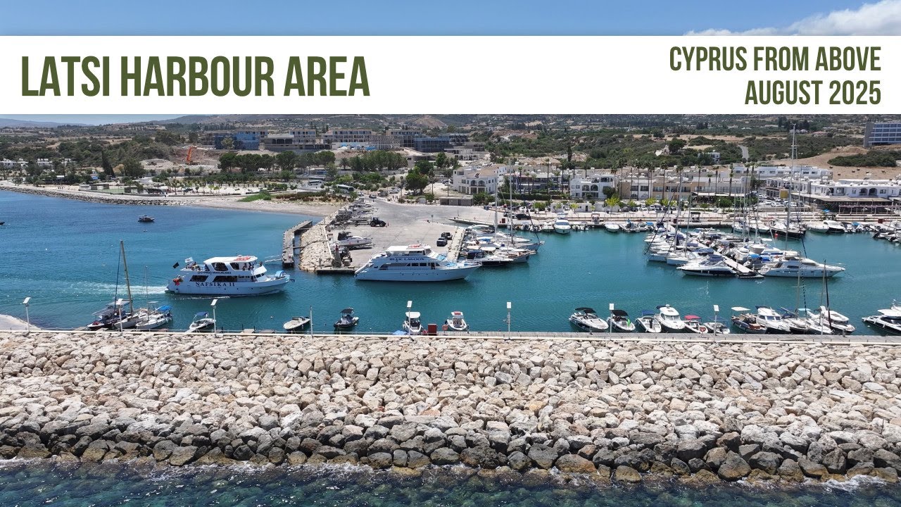Latsi Harbour Area From Above