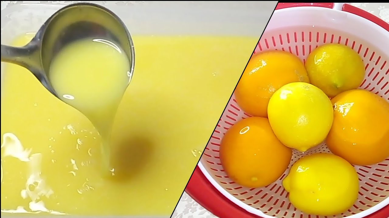 عصير اقتصادي لشهر رمضان الكريم🌙🌙| 4 لتر من العصير ب3 حبات برتقال🍊🍊و ليمونة🍋🍋